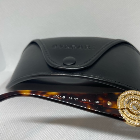 Bulgarian Women’s  Swarovski Crystal Sunglasses 8097-B 851/73 Made In Italy main image 12